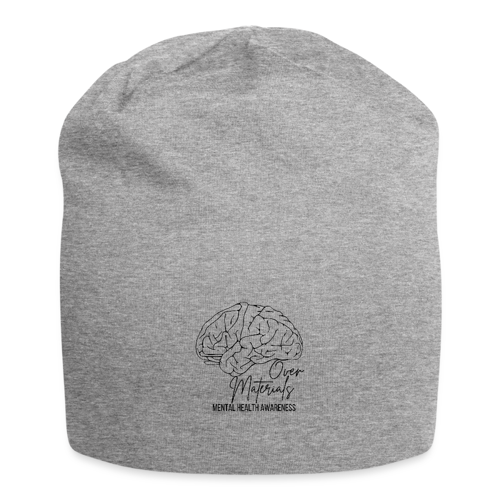 Mind Over Materials Jersey Beanie - heather gray