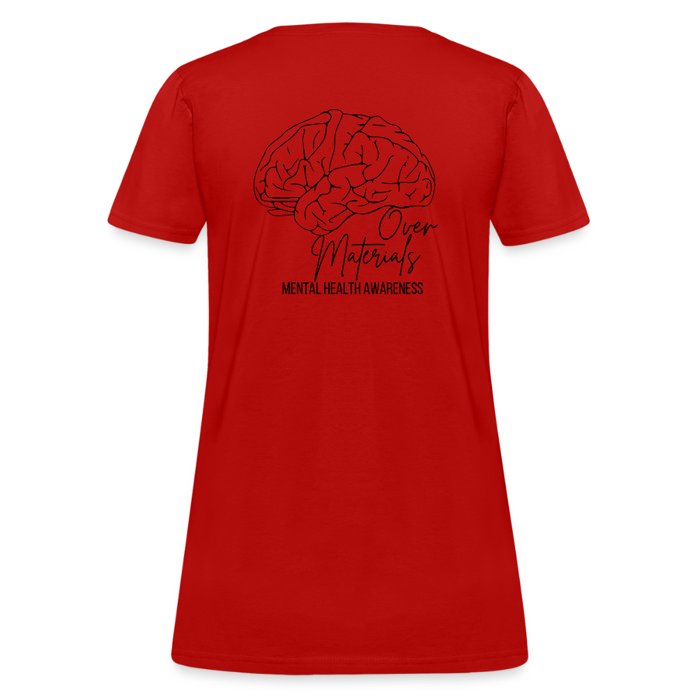 Mind Over Materials Women's T-Shirt - red