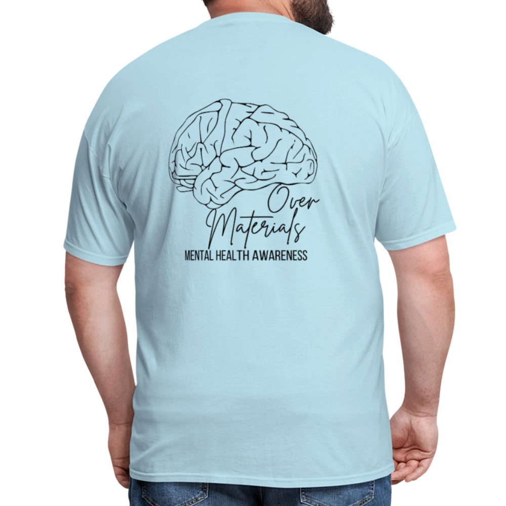 Mind Over Materials Unisex T-Shirt - powder blue