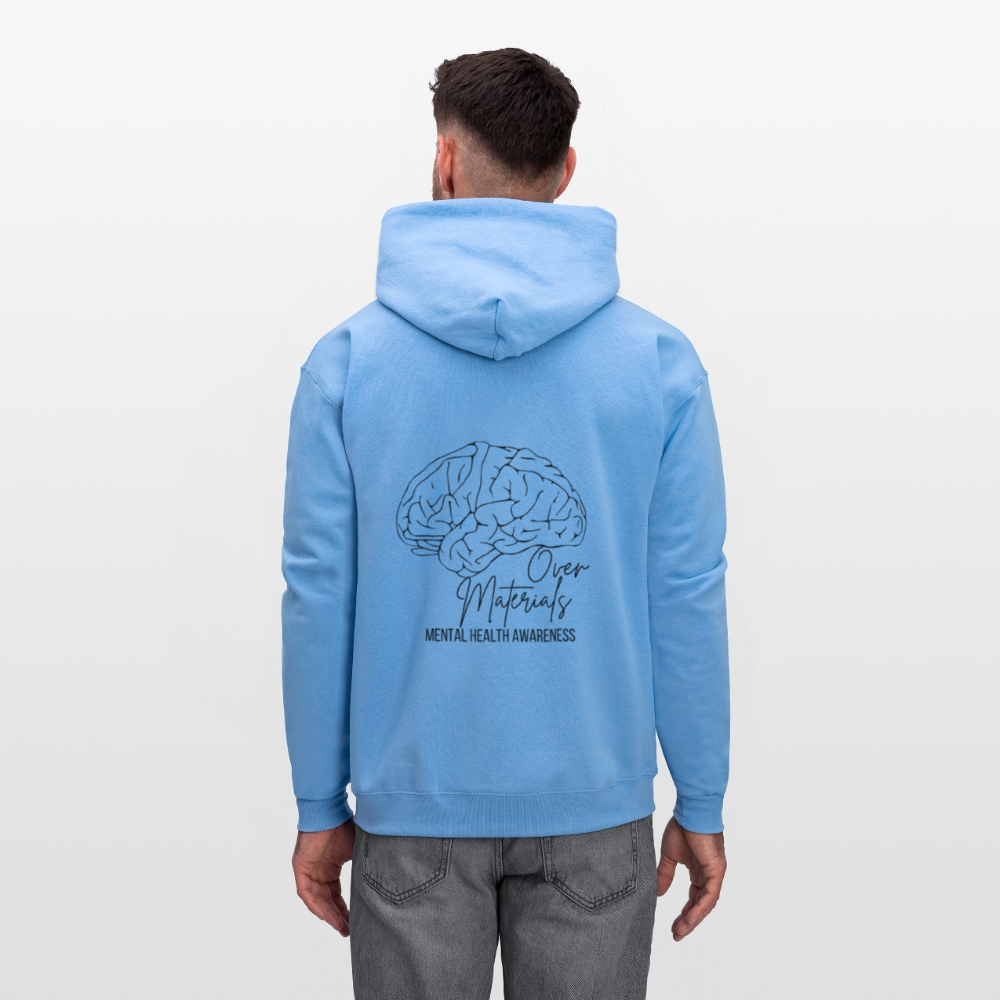 Mind Over Materials Men's Hoodie - carolina blue