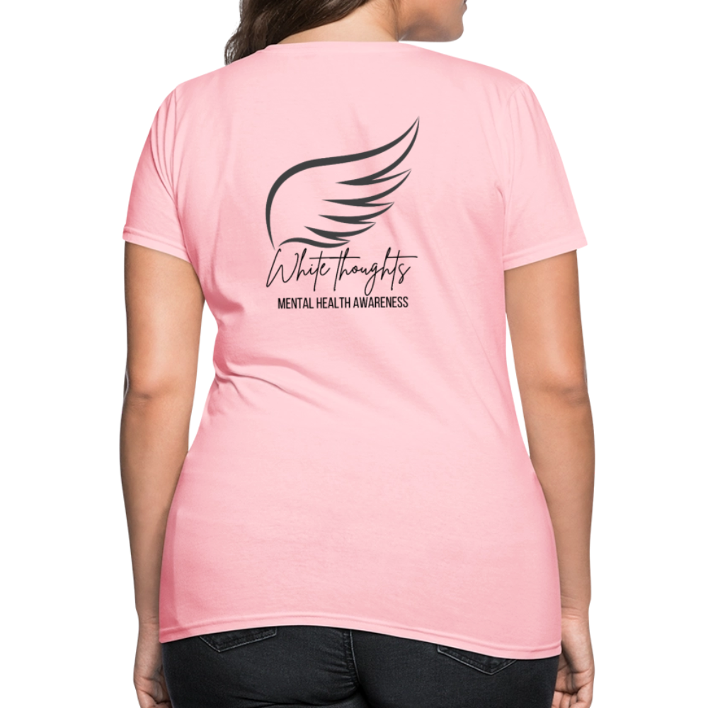 White Thoughts MH Women's T-Shirt - pink