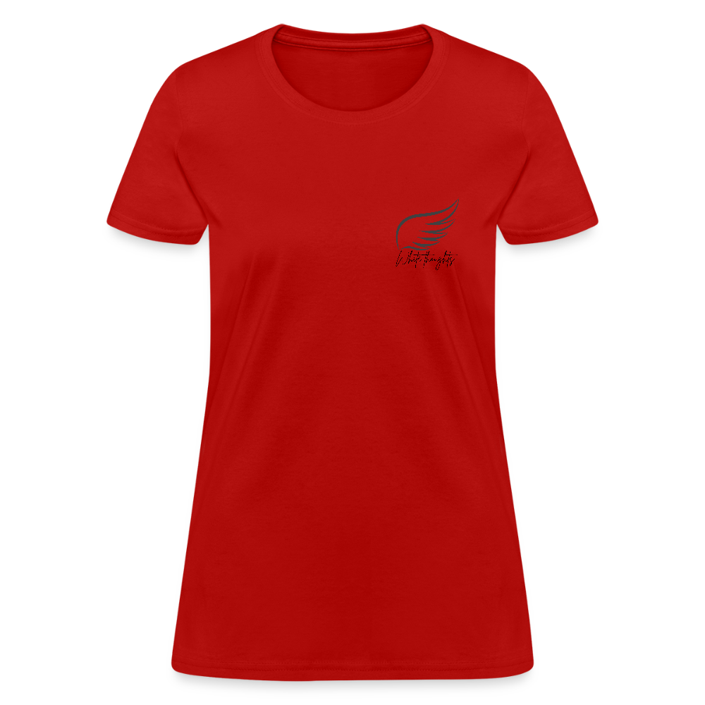 White Thoughts MH Women's T-Shirt - red