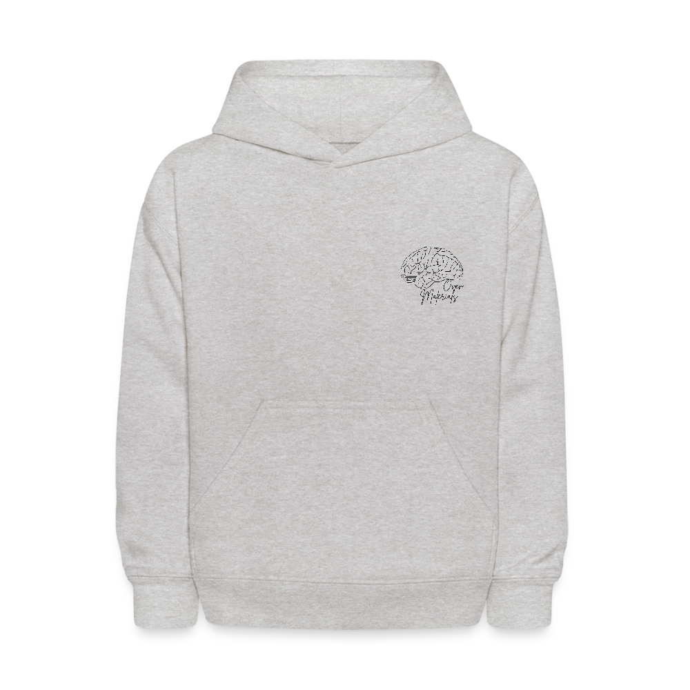 Mind Over Materials Kids' Hoodie - heather gray