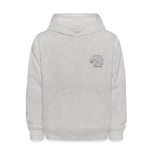 Mind Over Materials Kids' Hoodie - heather gray