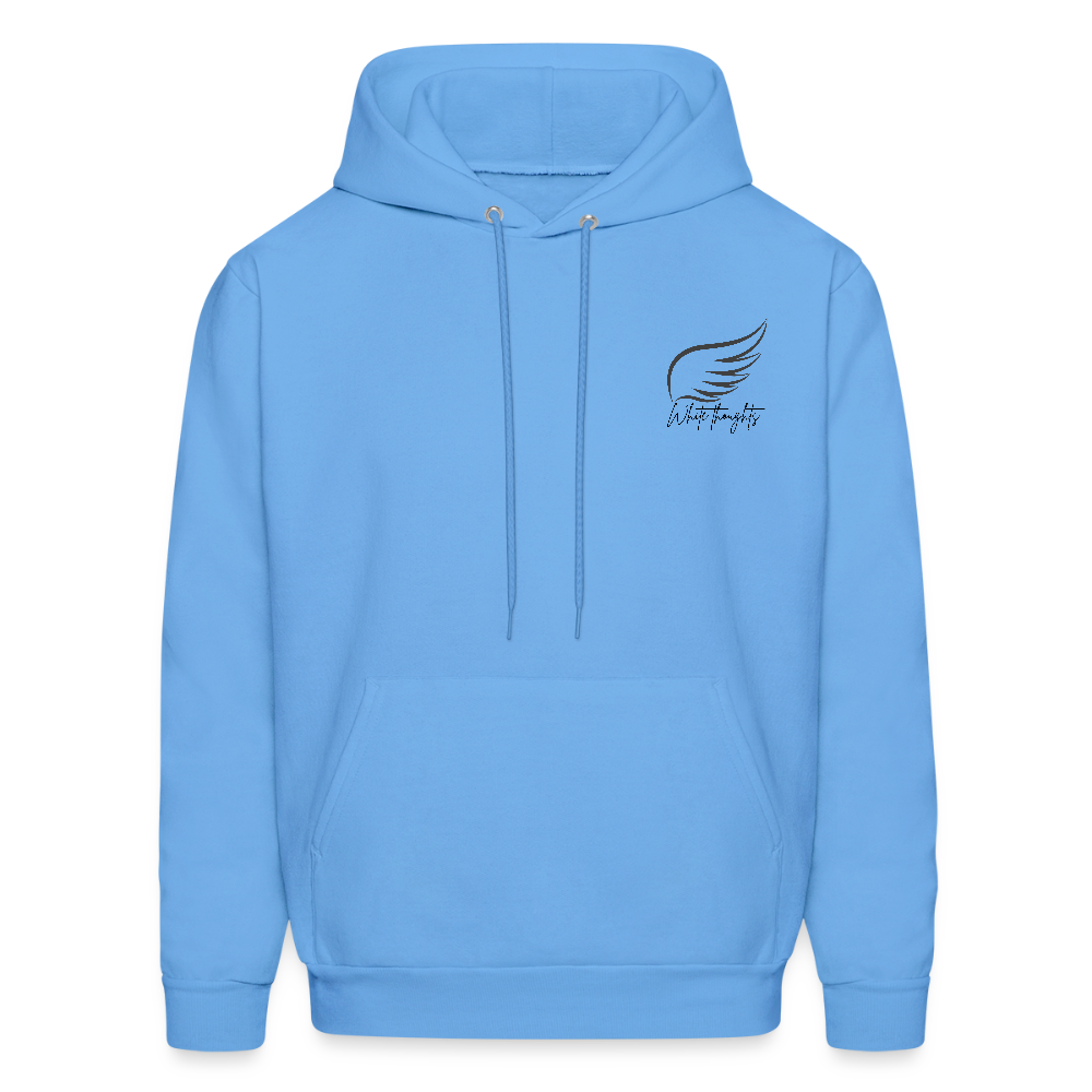 White Thoughts MH Women's Hoodie - carolina blue