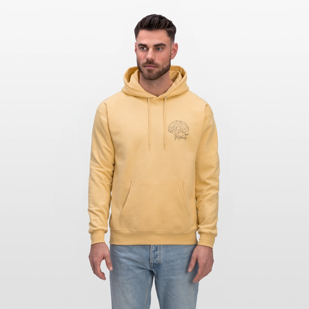 Mind Over Materials Men's Hoodie - light gold 