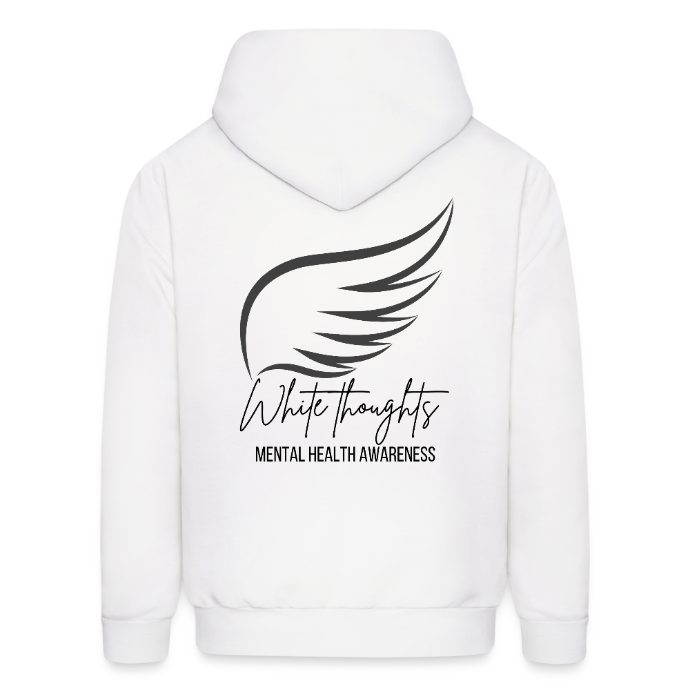 White Thoughts MH Men's Hoodie - white