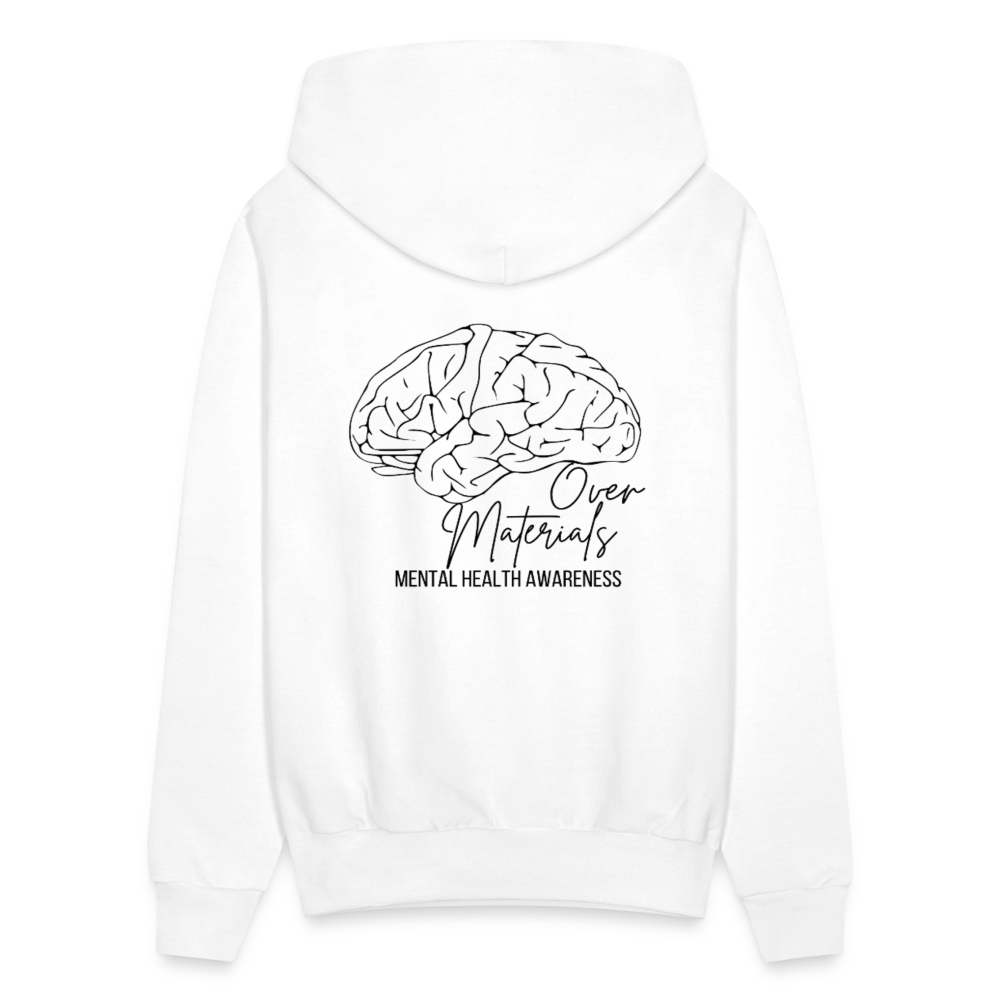 Mind Over Materials Women's Hoodie - white