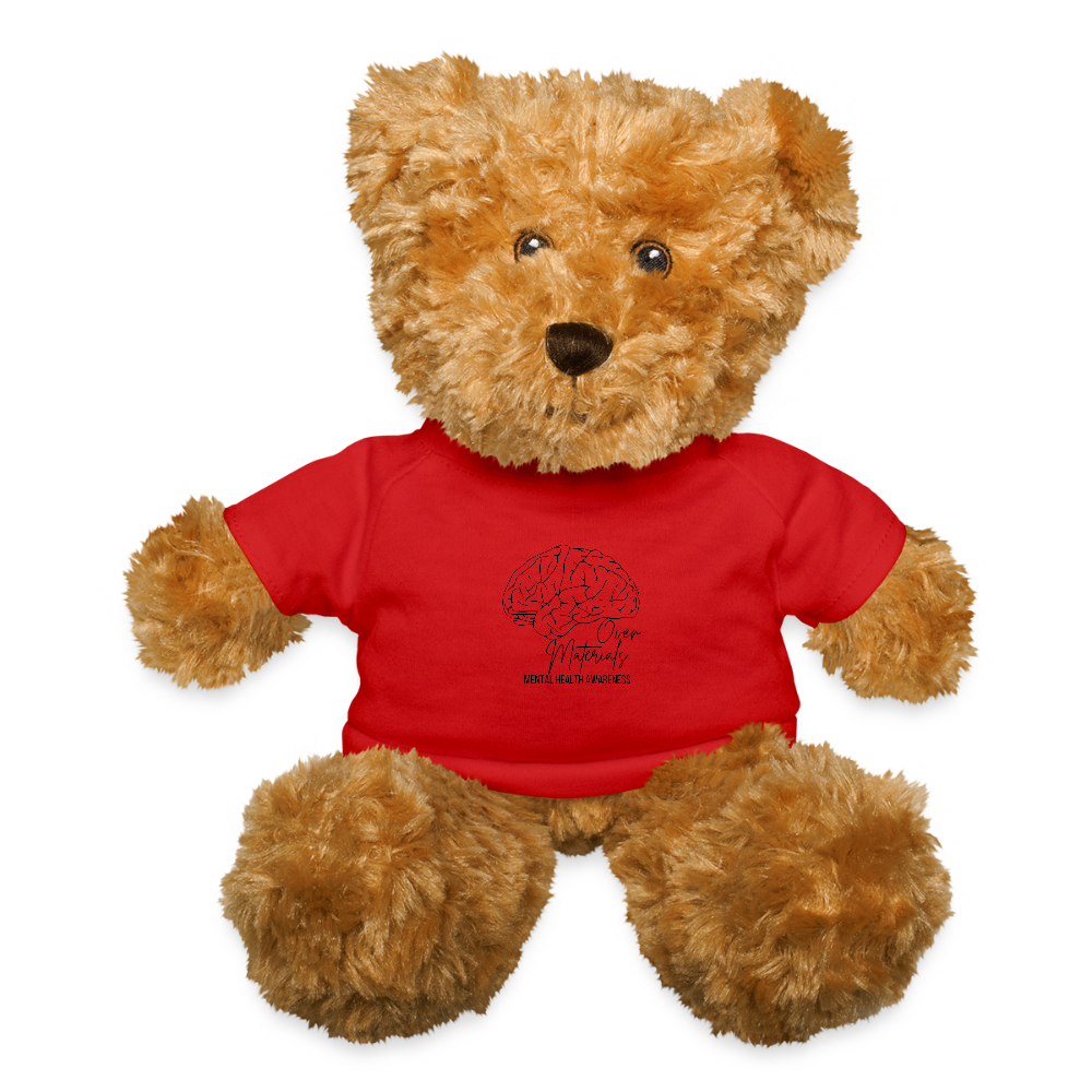 Mind Over Meterials Teddy Bear - red