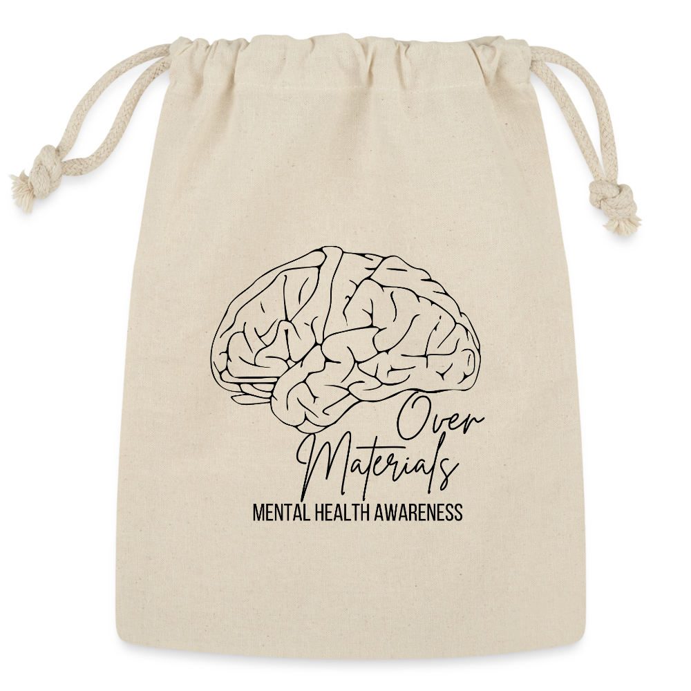 Mind Over Meterials Reusable Gift Bag - Natural