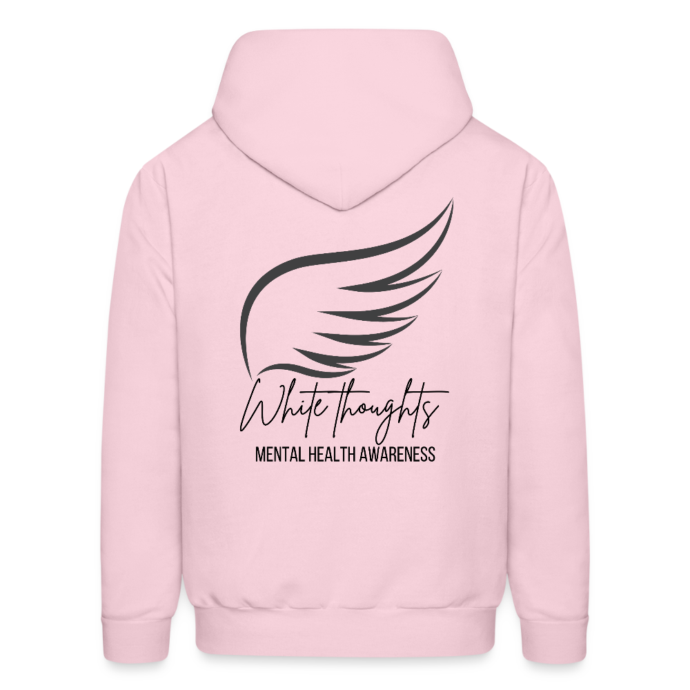 White Thoughts MH Women's Hoodie - pale pink