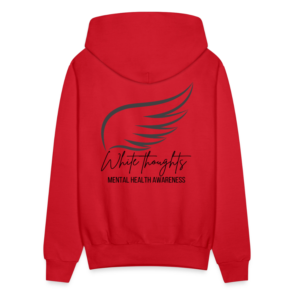 White Thoughts MH Women's Hoodie - red