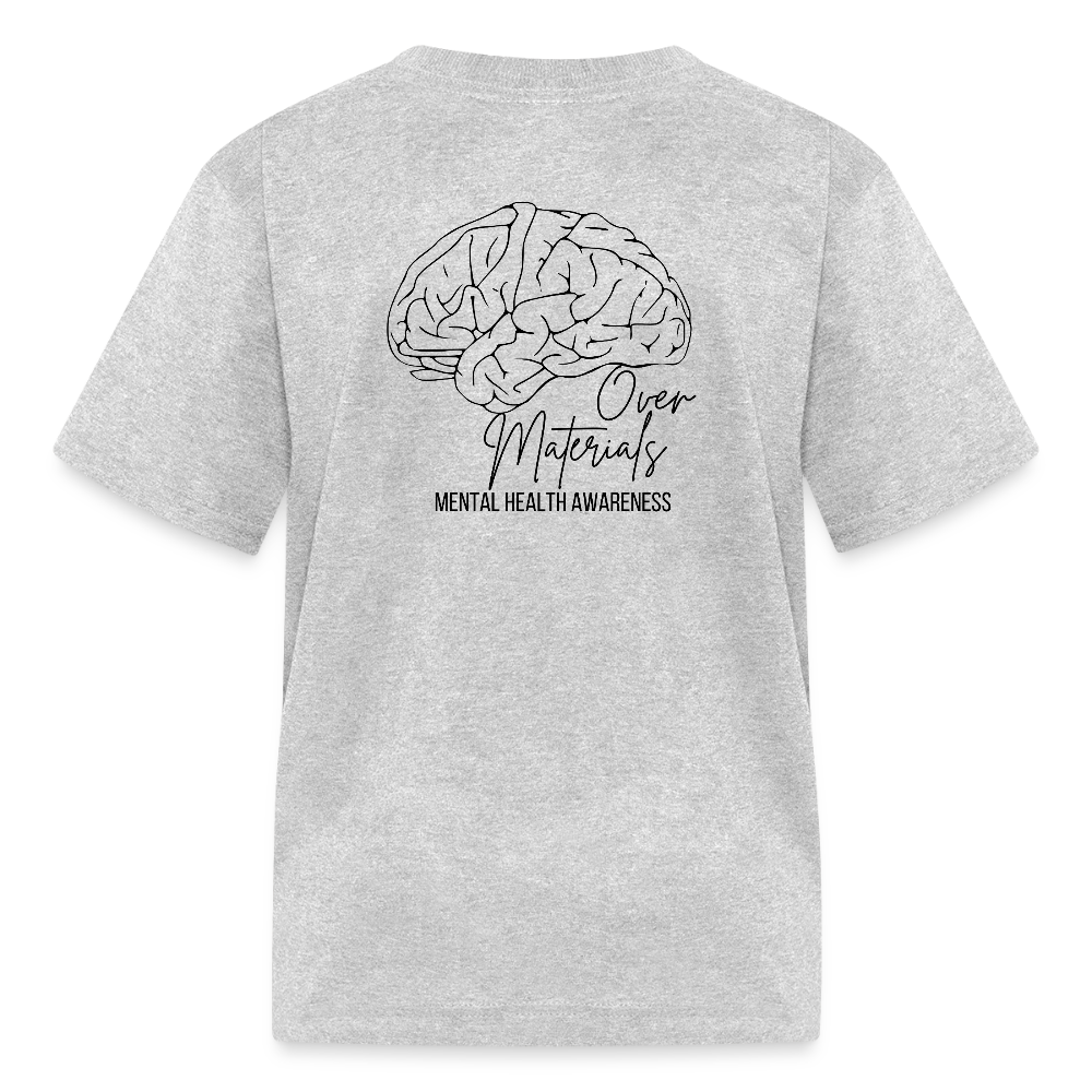 Mind Over Materials Kids' T-Shirt - heather gray