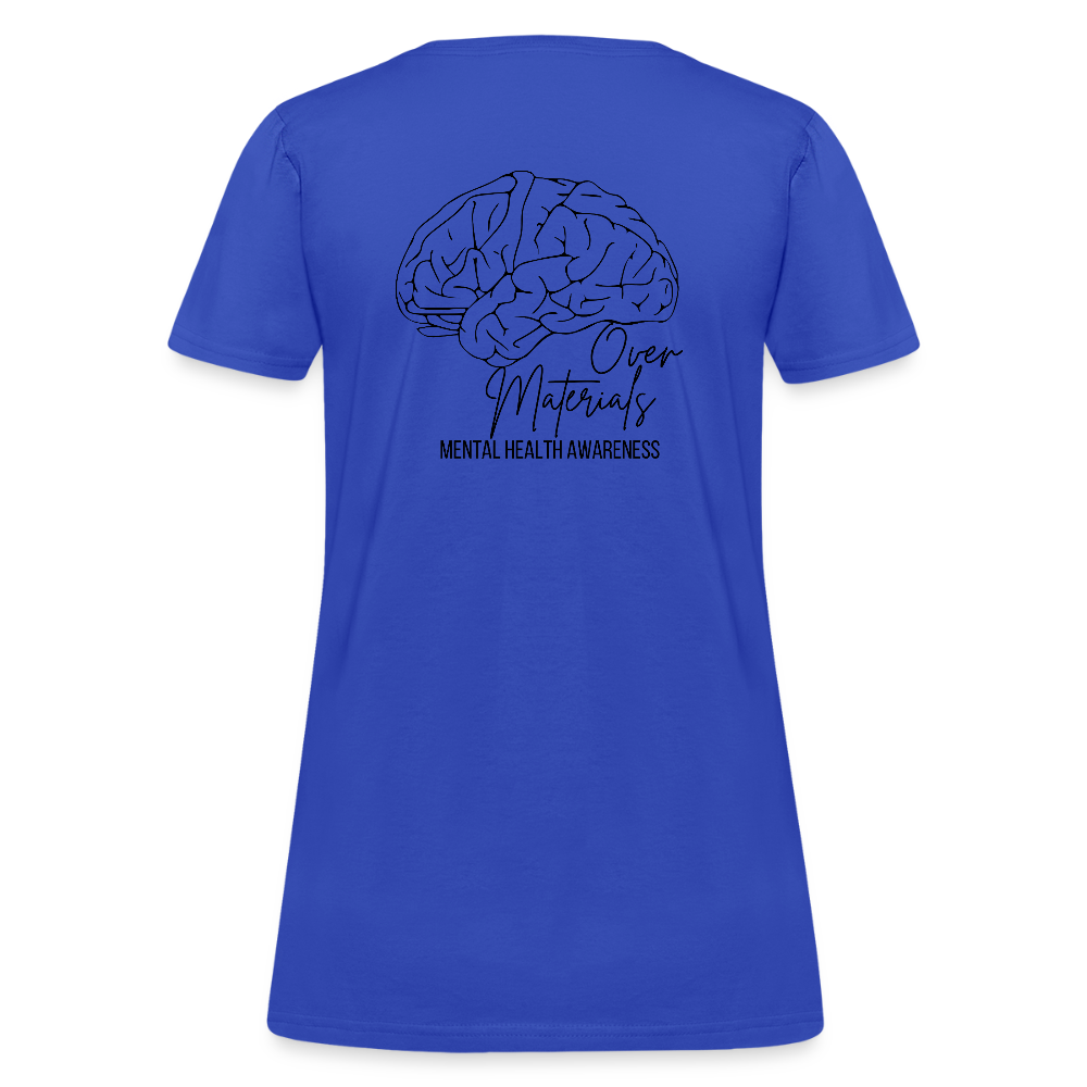 Mind Over Materials Women's T-Shirt - royal blue