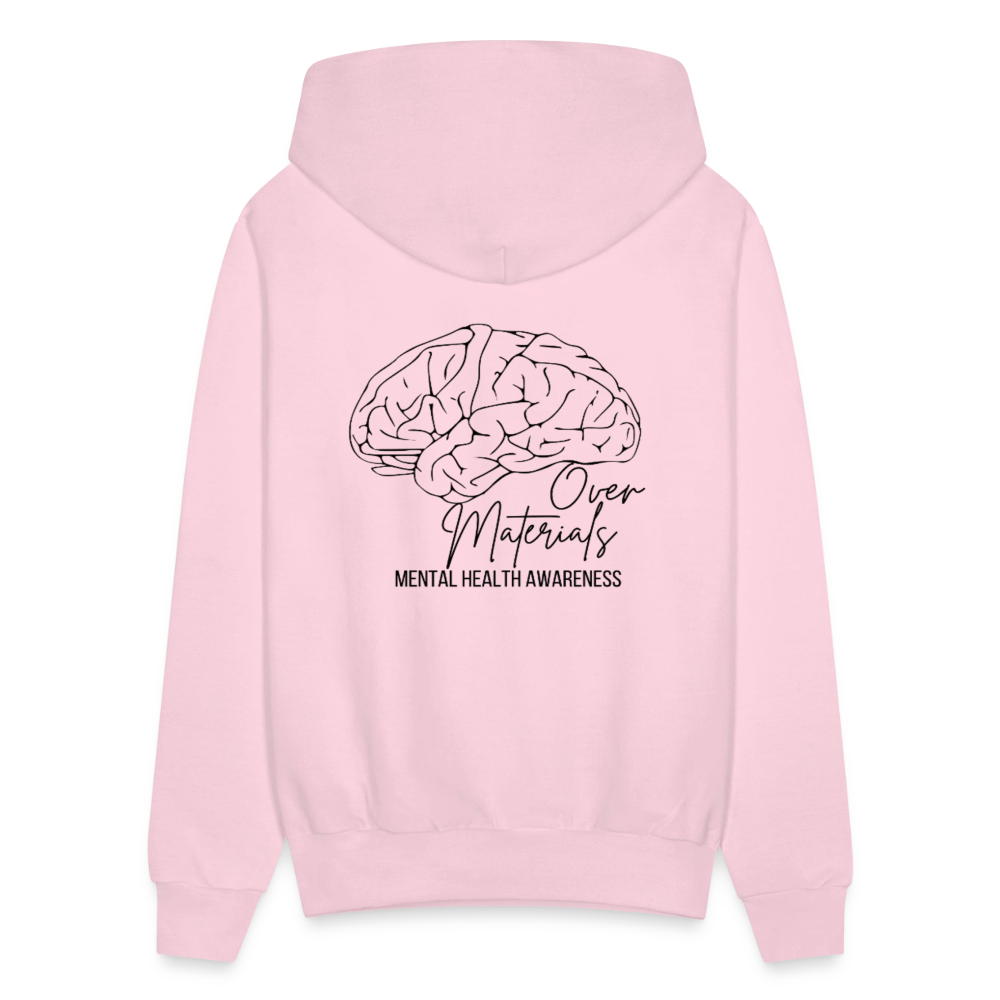 Mind Over Materials Women's Hoodie - pale pink