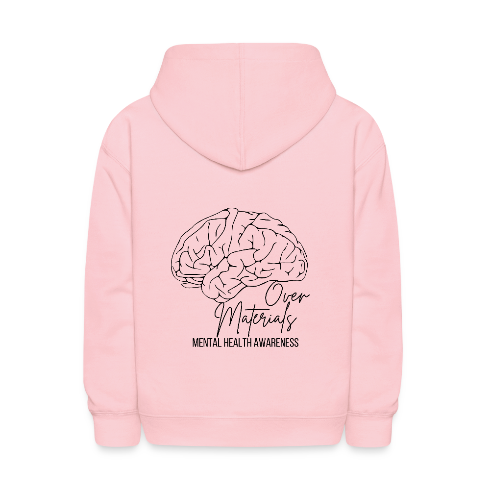 Mind Over Materials Kids' Hoodie - pink