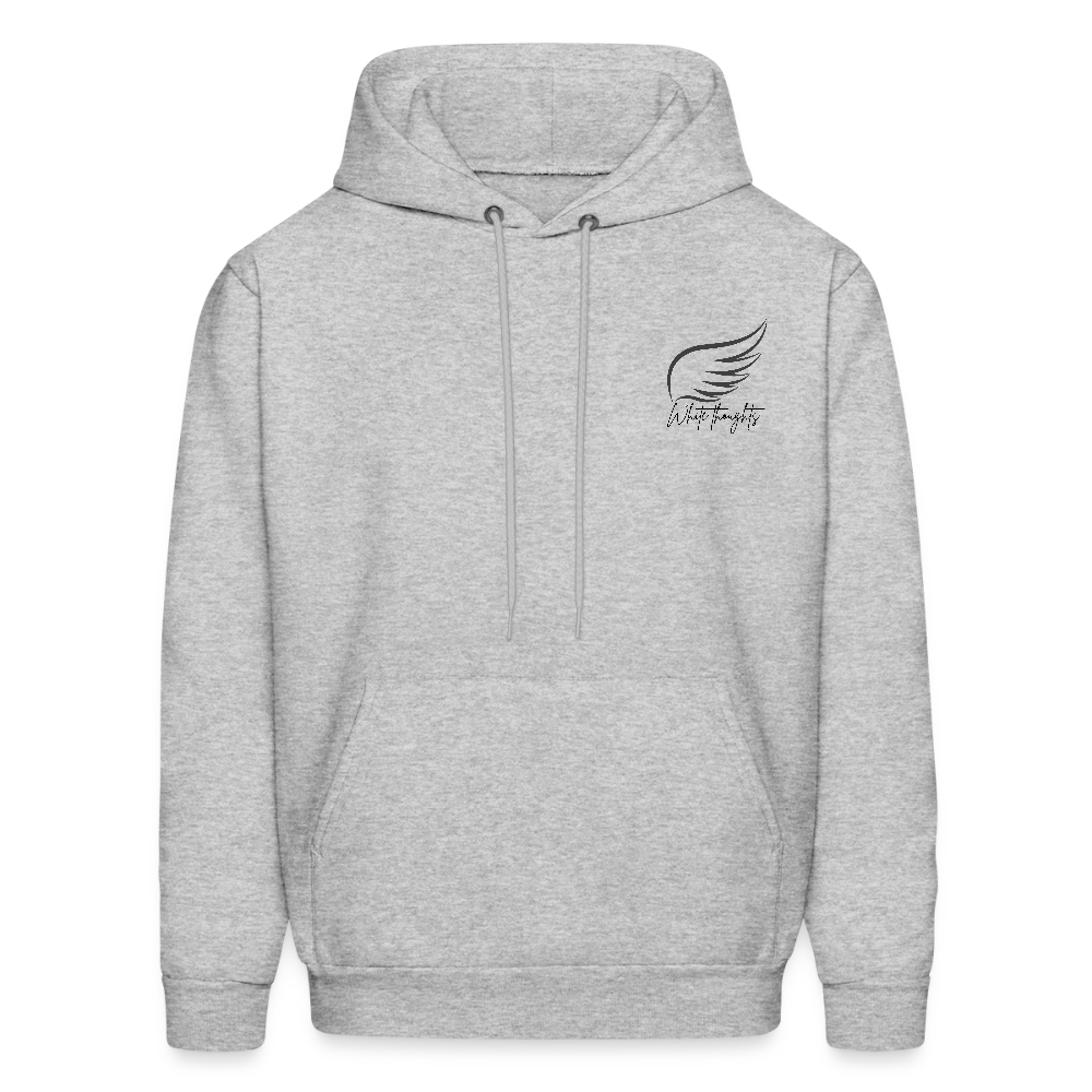 White Thoughts MH Women's Hoodie - heather gray