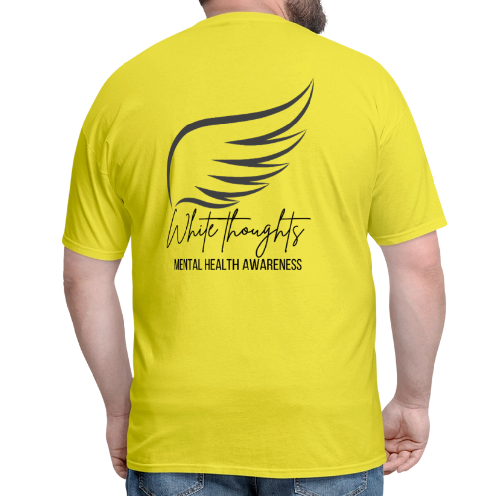 White Thoughts MH Unisex T-Shirt - yellow