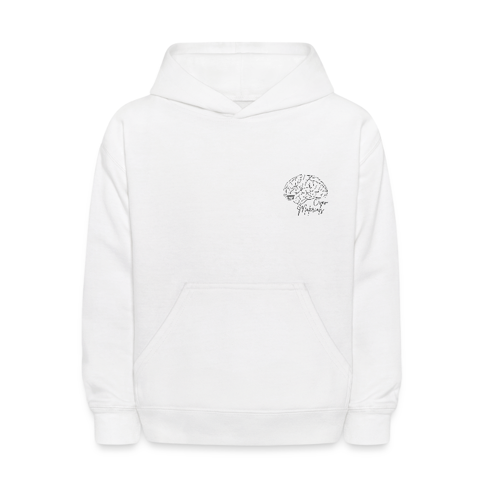 Mind Over Materials Kids' Hoodie - white