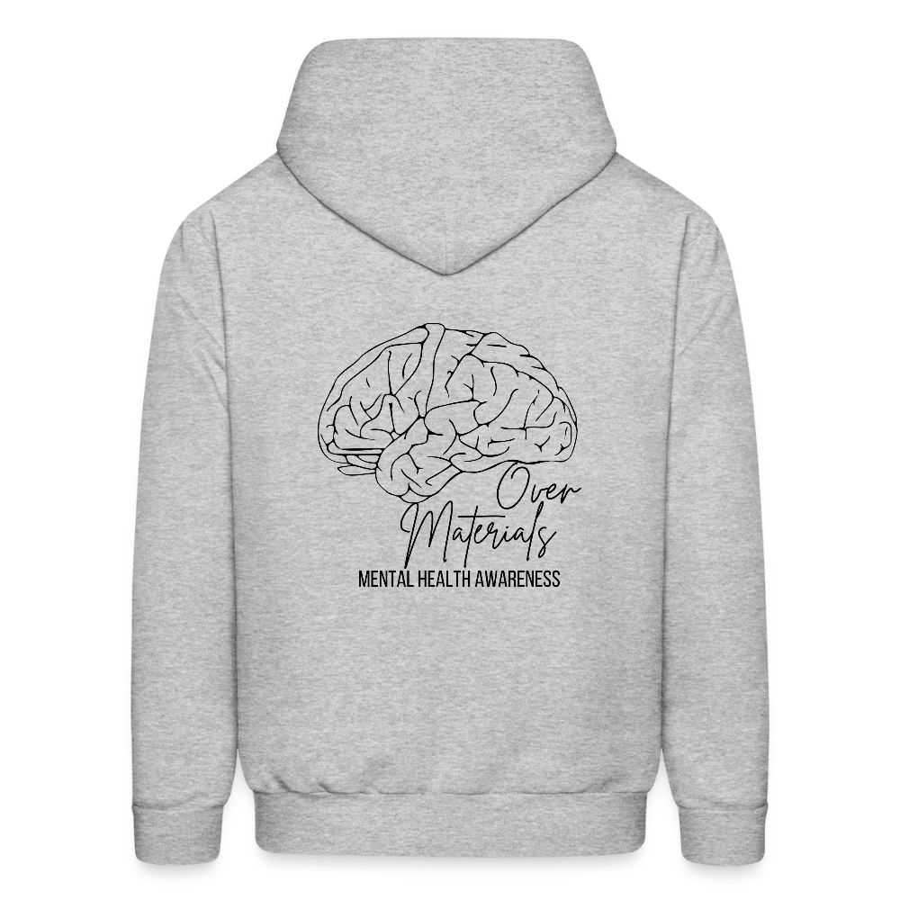 Mind Over Materials Men's Hoodie - heather gray