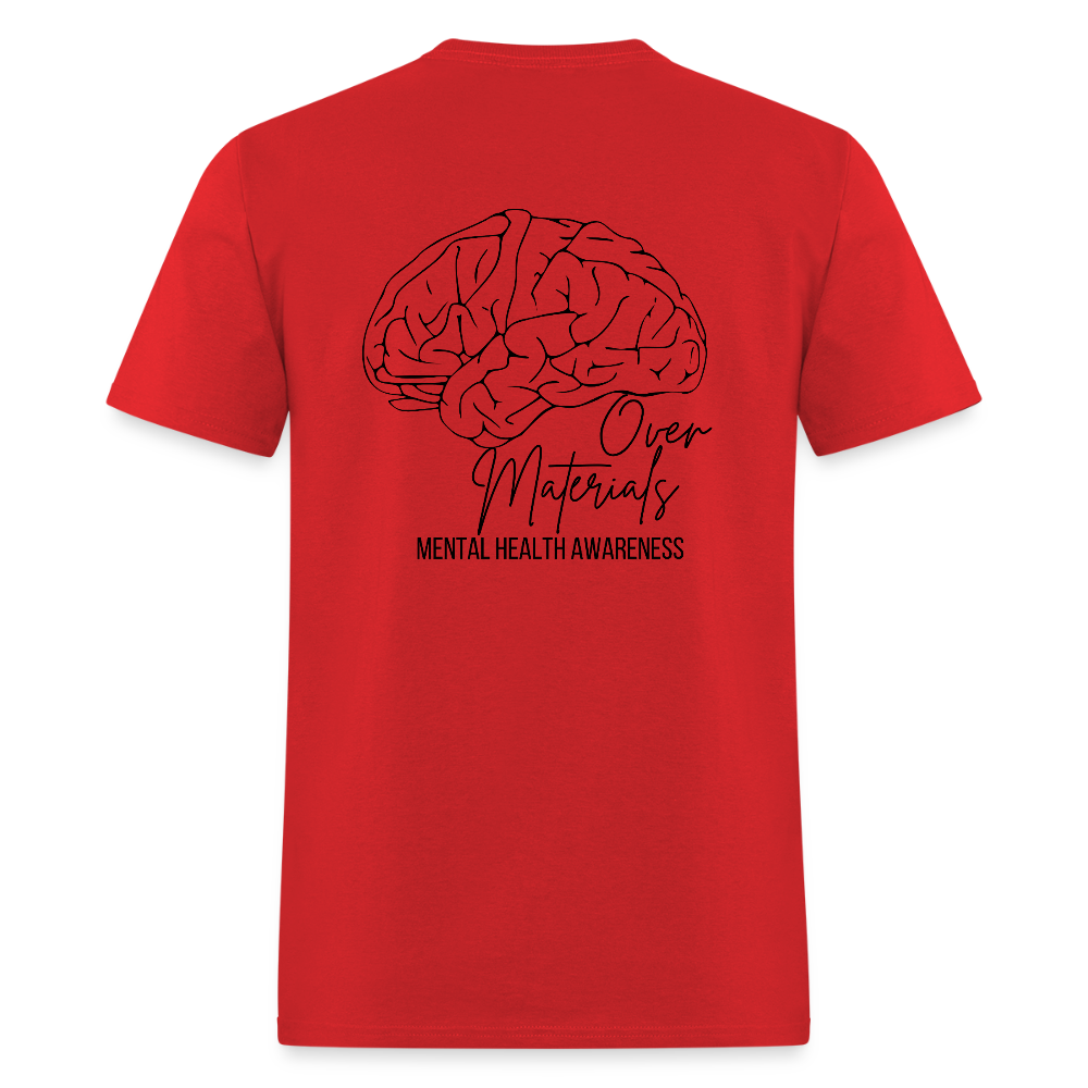 Mind Over Materials Unisex T-Shirt - red