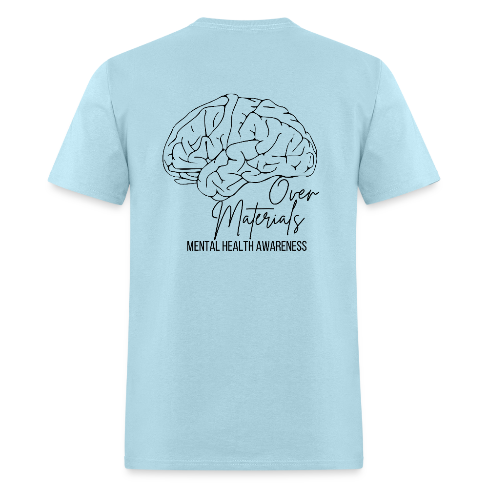 Mind Over Materials Unisex T-Shirt - powder blue