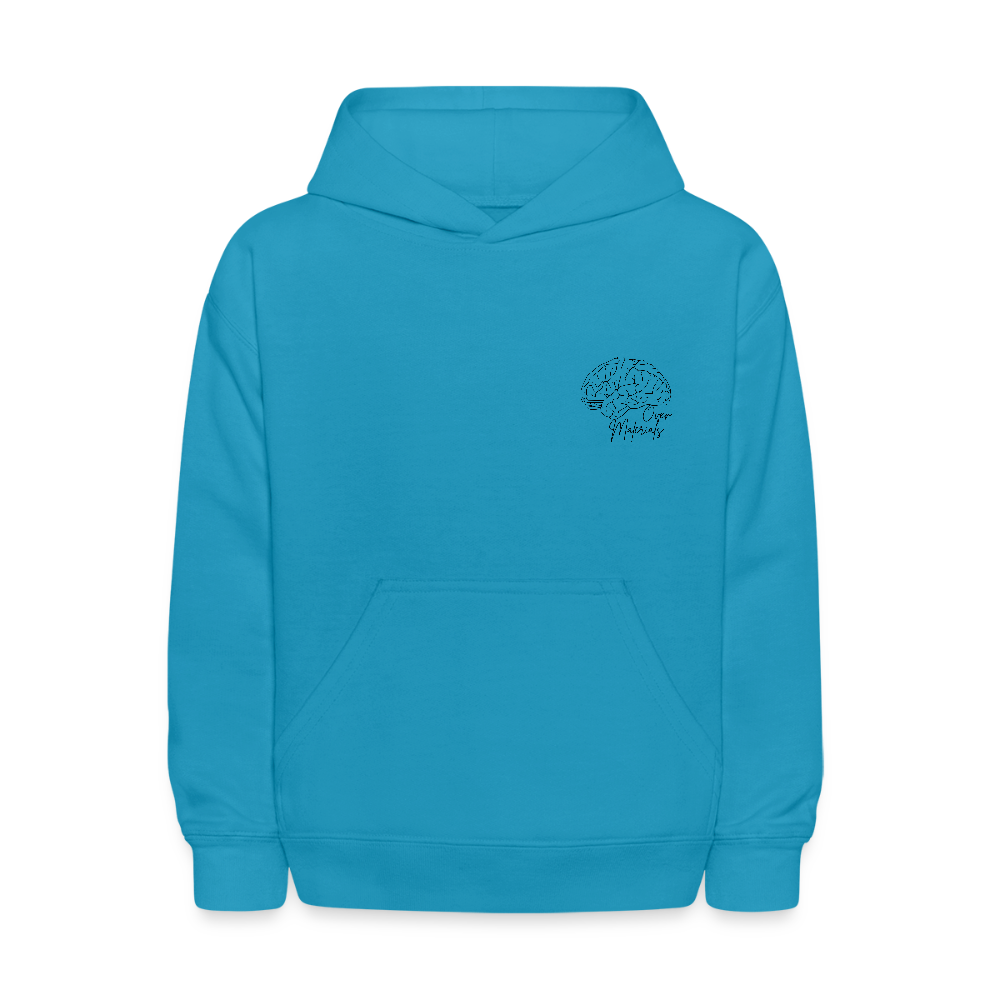 Mind Over Materials Kids' Hoodie - turquoise