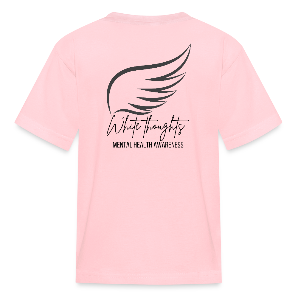 White Thoughts MH Kids' T-Shirt - pink