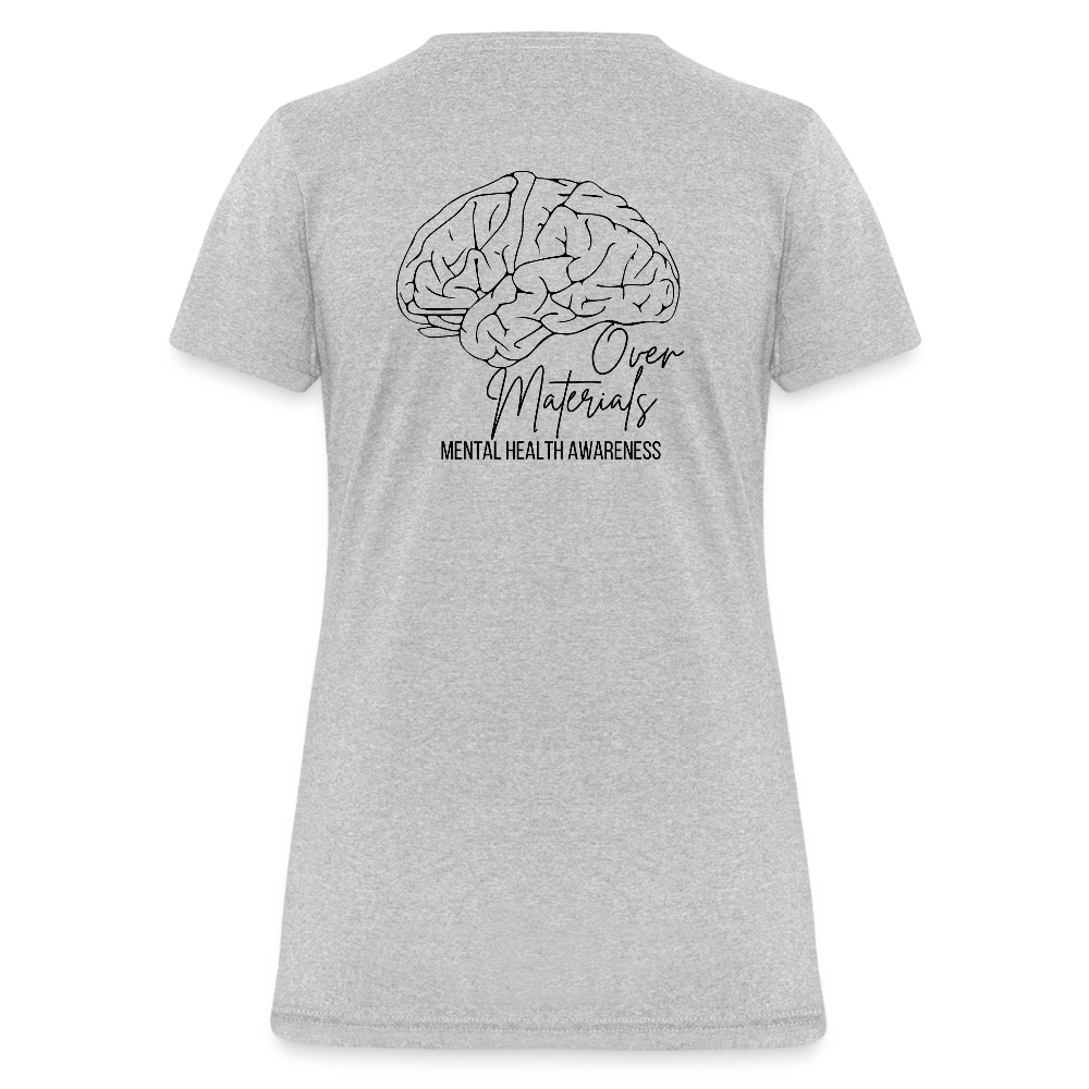 Mind Over Materials Women's T-Shirt - heather gray