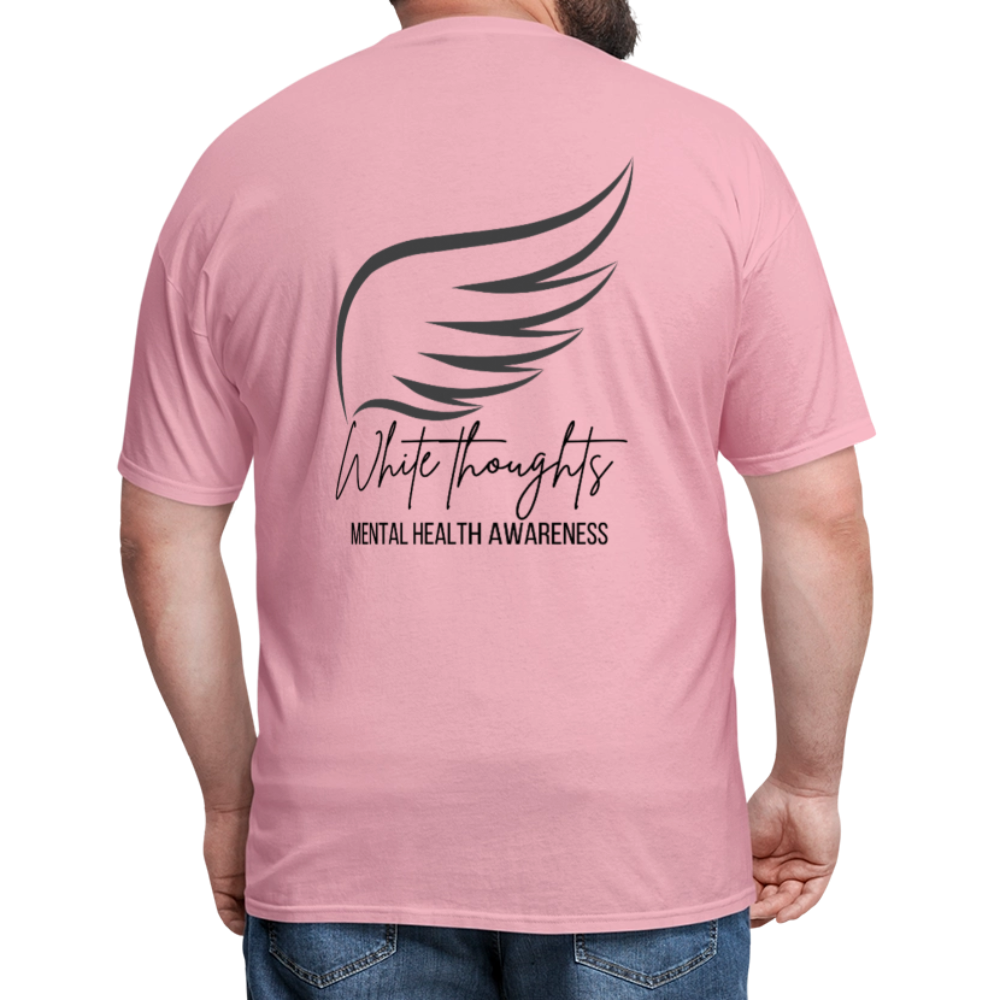 White Thoughts MH Unisex T-Shirt - pink