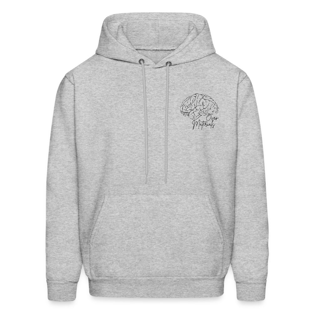 Mind Over Materials Men's Hoodie - heather gray