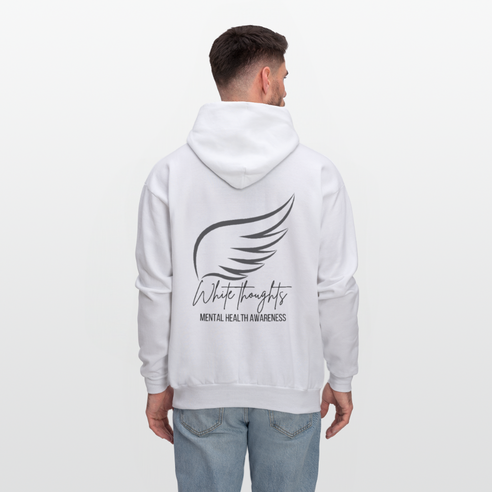 White Thoughts MH Men's Hoodie - white