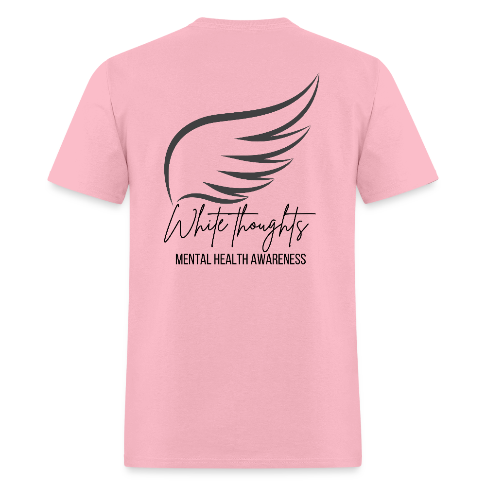 White Thoughts MH Unisex T-Shirt - pink