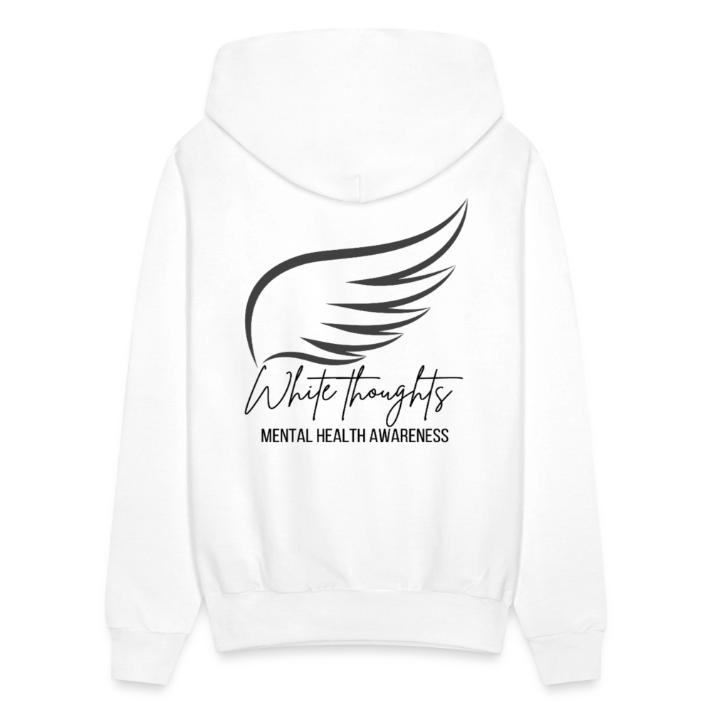 White Thoughts MH Women's Hoodie - white