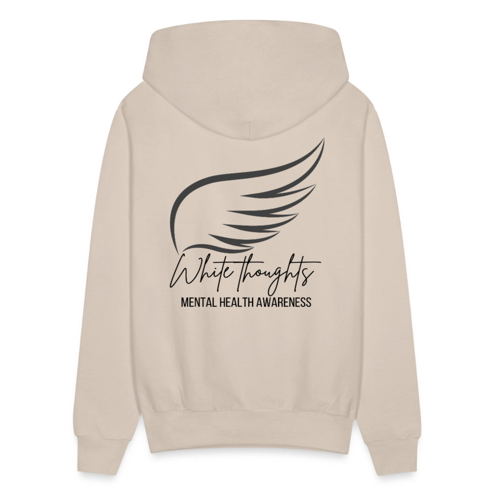 White Thoughts MH Women's Hoodie - Sand