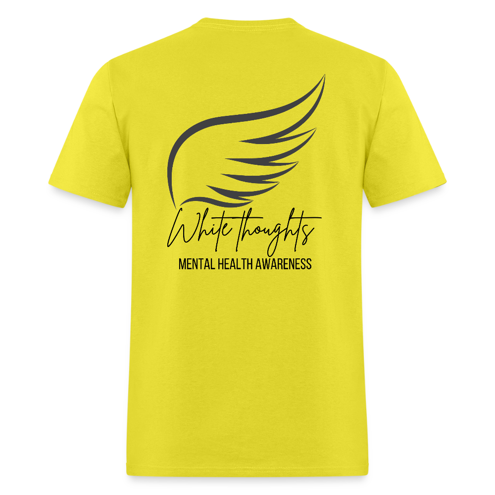 White Thoughts MH Unisex T-Shirt - yellow