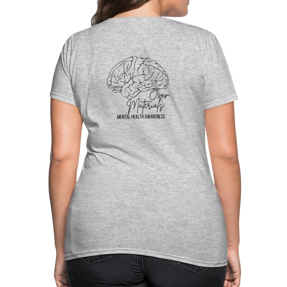 Mind Over Materials Women's T-Shirt - heather gray