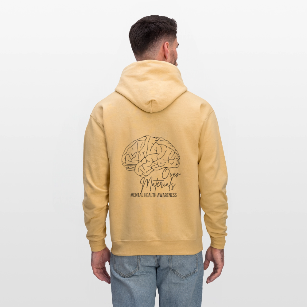 Mind Over Materials Men's Hoodie - light gold 