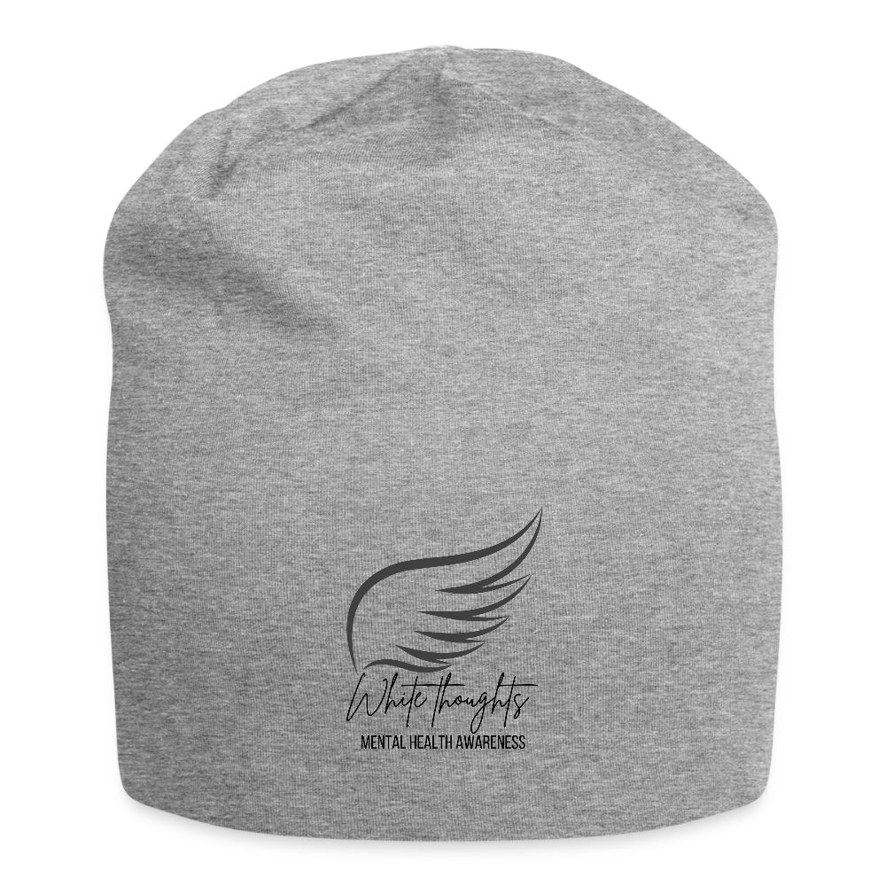 White Thoughts MH Jersey Beanie - heather gray