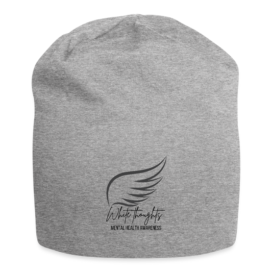 White Thoughts MH Jersey Beanie - heather gray