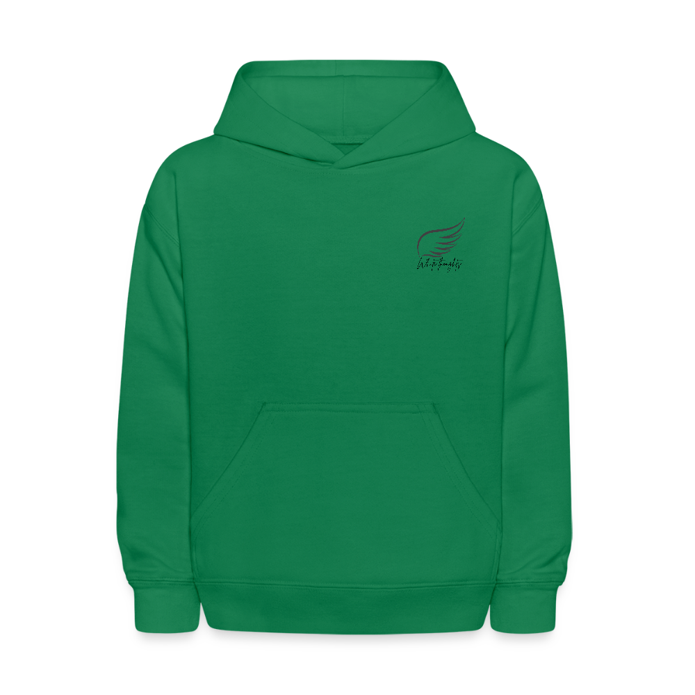 White Thoughts MH Kids' Hoodie - kelly green