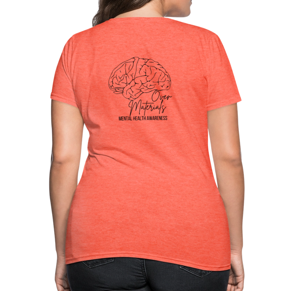 Mind Over Materials Women's T-Shirt - heather coral