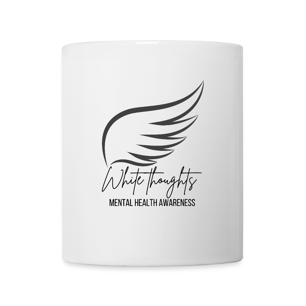 White Thoughts MH Coffee/Tea Mug - white