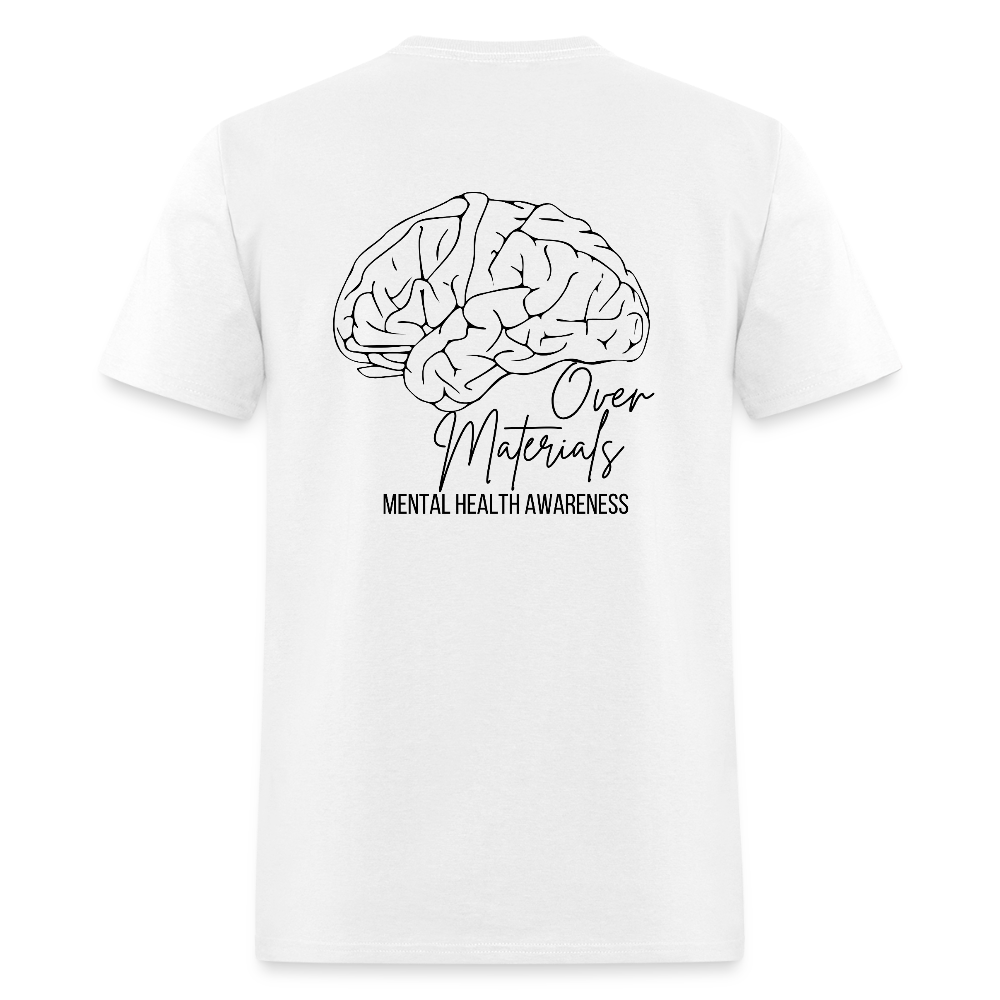 Mind Over Materials Unisex T-Shirt - white