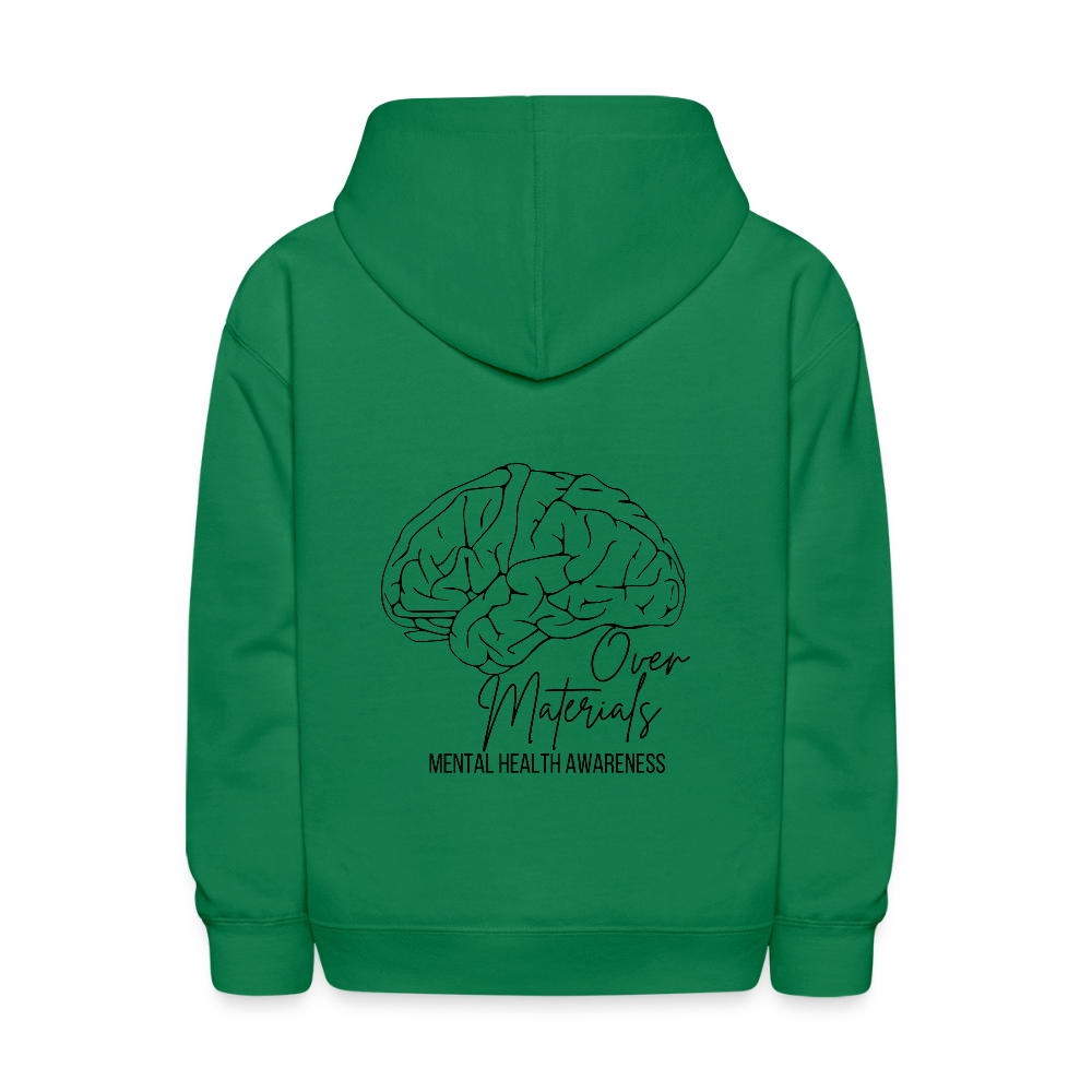 Mind Over Materials Kids' Hoodie - kelly green